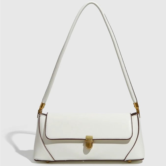 NWOT White Shoulder Purse - Picture 2 of 3